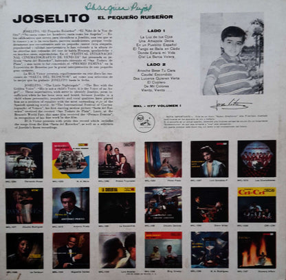 Joselito : El Pequeno Ruiseñor (LP, Album, Comp, Mono)