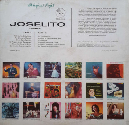 Joselito : Vol. II (LP, Album, Comp)