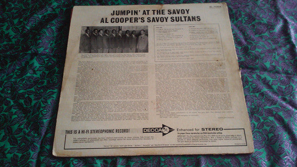 Al Cooper And His Savoy Sultans : Jumpin' At The Savoy (LP, Comp)