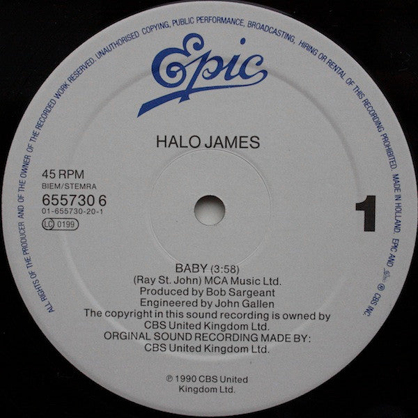 Halo James : Baby (12", Maxi)