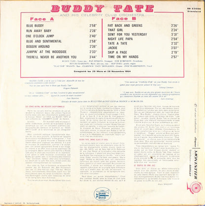 The Buddy Tate Celebrity Club Orchestra : Buddy Tate And His Celebrity Club Orchestra (LP, Album)