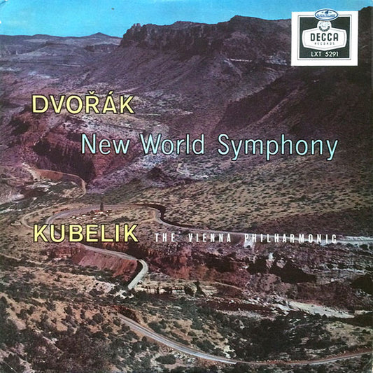 Antonín Dvořák, Rafael Kubelik, Wiener Philharmoniker : New World Symphony (LP, Mono)