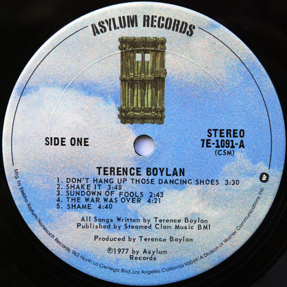 Terence Boylan : Terence Boylan (LP, Album, CSM)