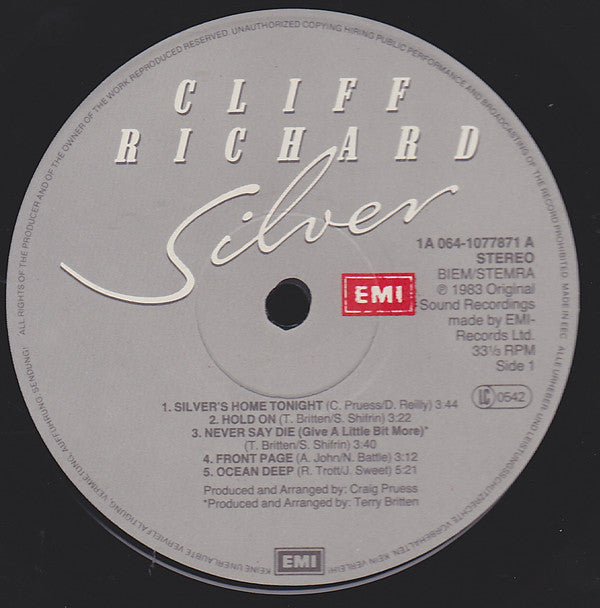 Cliff Richard : Silver (LP, Album)