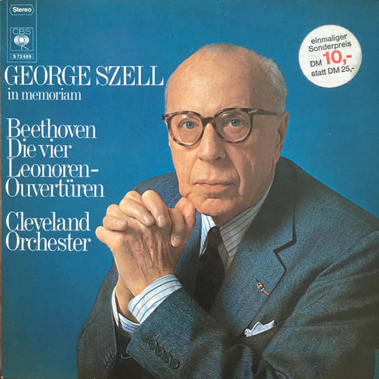 Ludwig van Beethoven - George Szell, The Cleveland Orchestra : Die Vier Leonoren-Ouvertüren (LP)