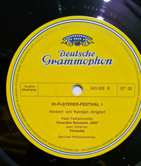 Berliner Philharmoniker - Herbert von Karajan : Hifi-Stereo-Festival 1 (LP, Comp)