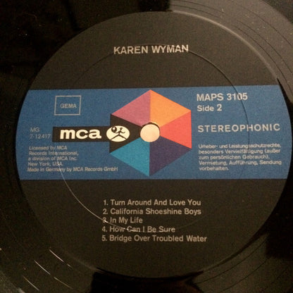 Karen Wyman : Karen Wyman (LP, Album)