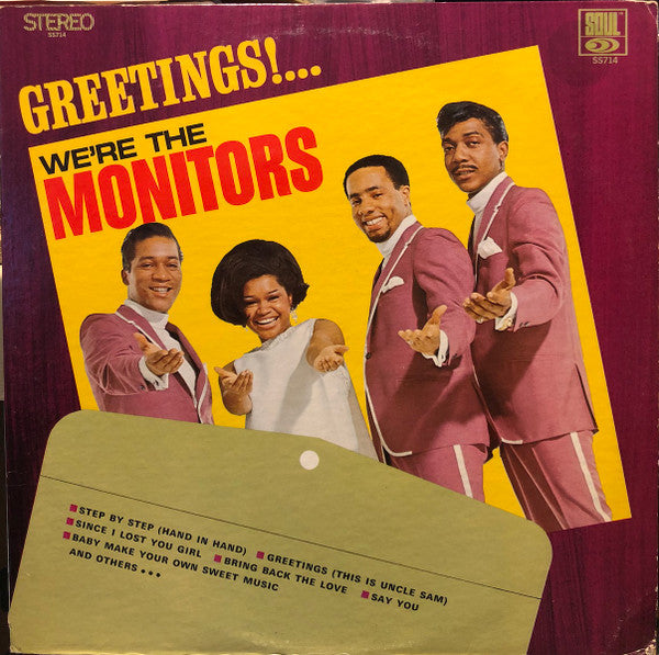 The Monitors : Greetings!... We're The Monitors (LP, Album, Hol)