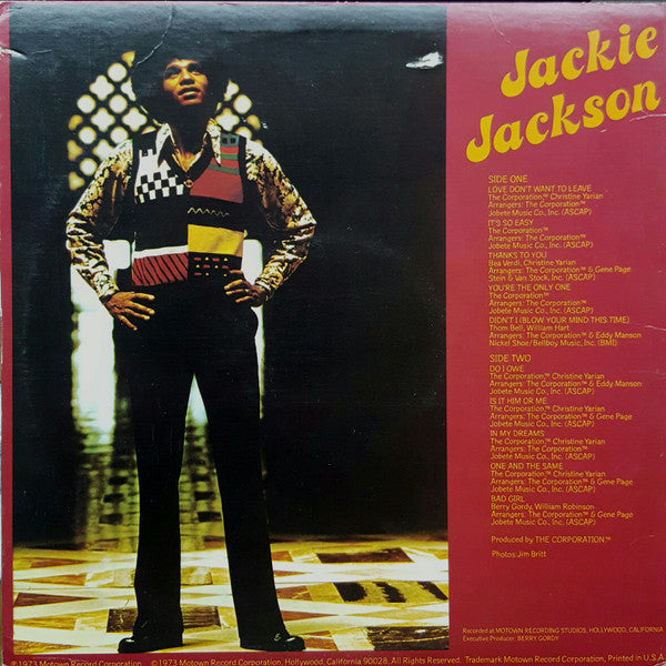 Jackie Jackson : Jackie Jackson (LP, Album)