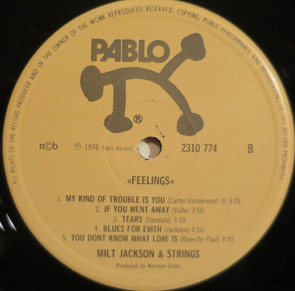 Milt Jackson & Strings : Feelings (LP, Album)