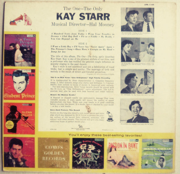 Kay Starr : The One, The Only (LP)