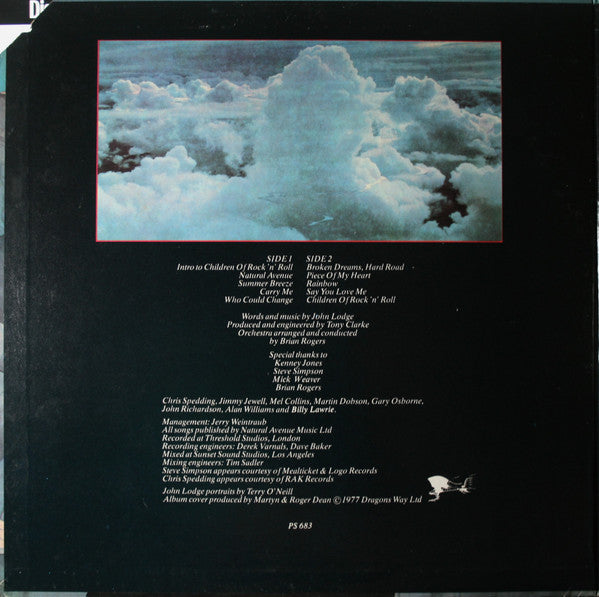 John Lodge : Natural Avenue (LP, Album, Ter)