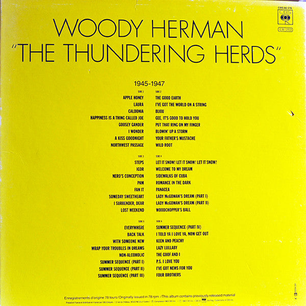 Woody Herman : The Thundering Herds (3xLP, Comp, RE + Box)