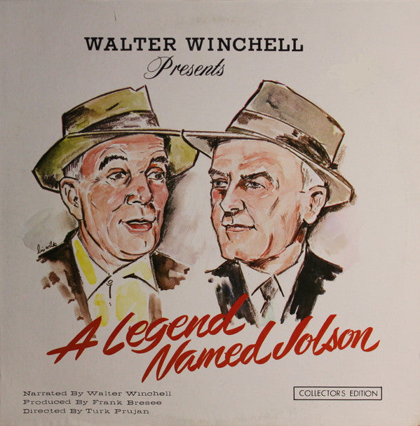 Walter Winchell Presents Al Jolson : A Legend Named Jolson (LP, Album)