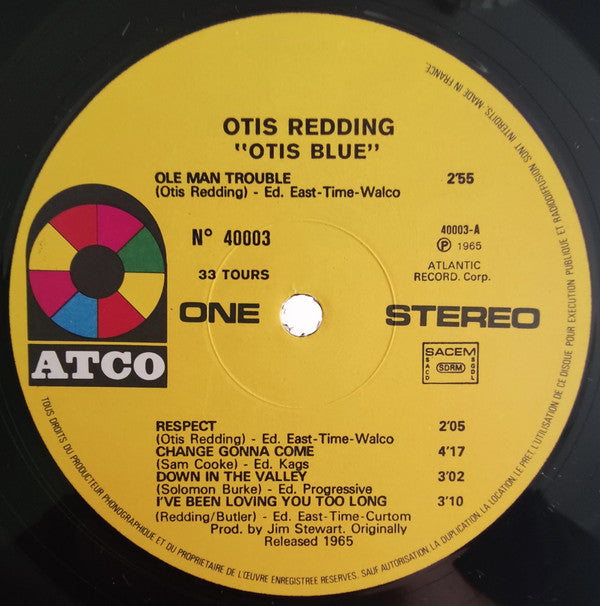 Otis Redding : Otis Blue / Otis Redding Sings Soul (LP, Album, RE, RP)