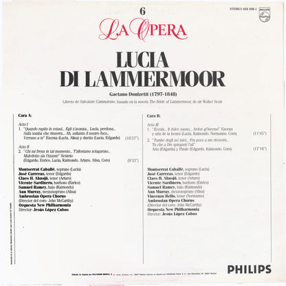 Gaetano Donizetti : La Opera - Lucia di Lammermoor (LP)