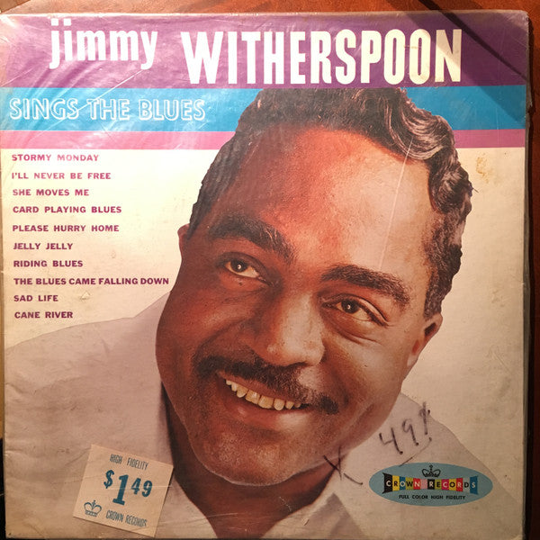 Jimmy Witherspoon : Sings The Blues (LP, Album, Mono)