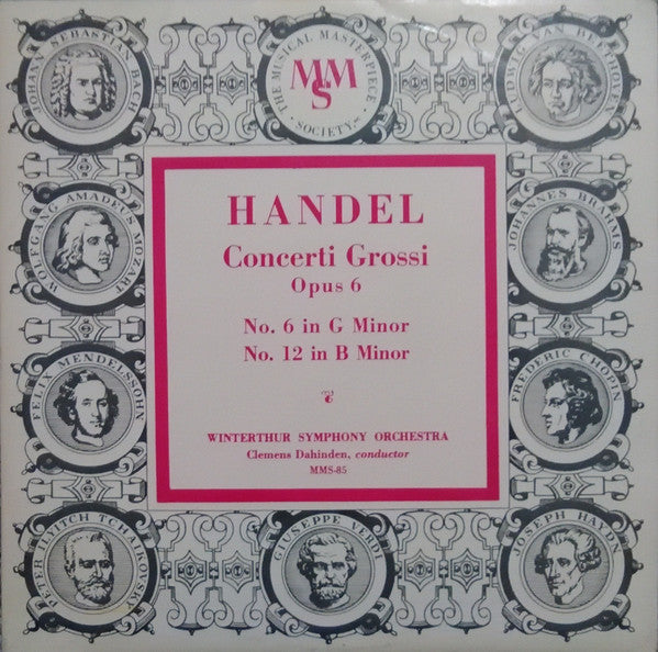 Winterthur Symphony Orchestra, Peter Rybar, J.Diggleman, Clemens Dahinden : Concerti Grossi, Op. 6, No. 6 In G Minor, No. 12 In B Minor (10", Mono)