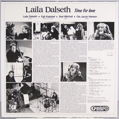 Laila Dalseth Featuring Red Mitchell : Time For Love (LP, Album)