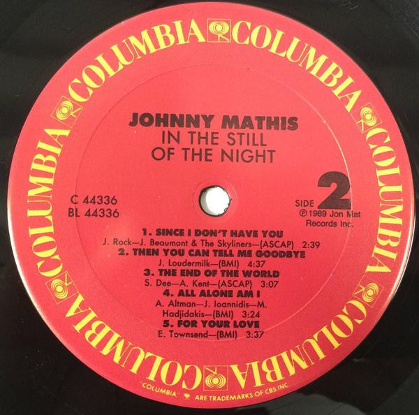 Johnny Mathis : In The Still Of The Night (LP)