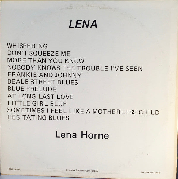 Lena Horne : Lena (LP, Comp)