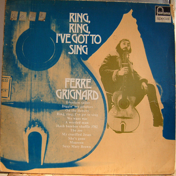 Ferre Grignard : Ring, Ring, I've Got To Sing (LP, Album, RE)