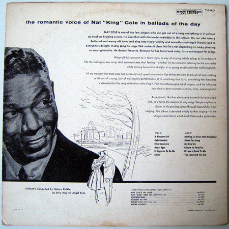 Nat King Cole : Ballads Of The Day (LP, Album, Mono)