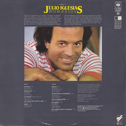 Julio Iglesias : Momentos (LP, Album, Gat)