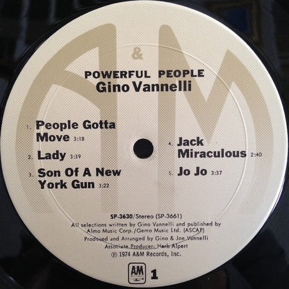 Gino Vannelli : Powerful People (LP, Album, Mon)