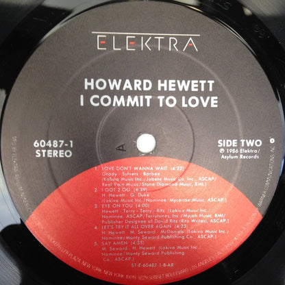 Howard Hewett : I Commit To Love (LP, Album, All)