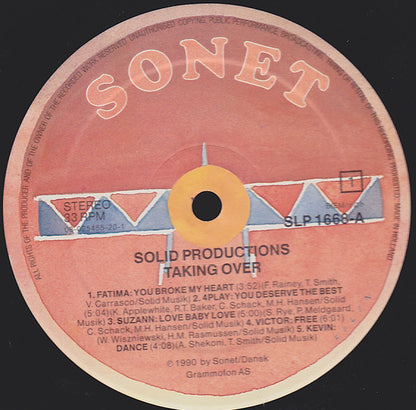 Various : Solid Productions Taking Over (LP)