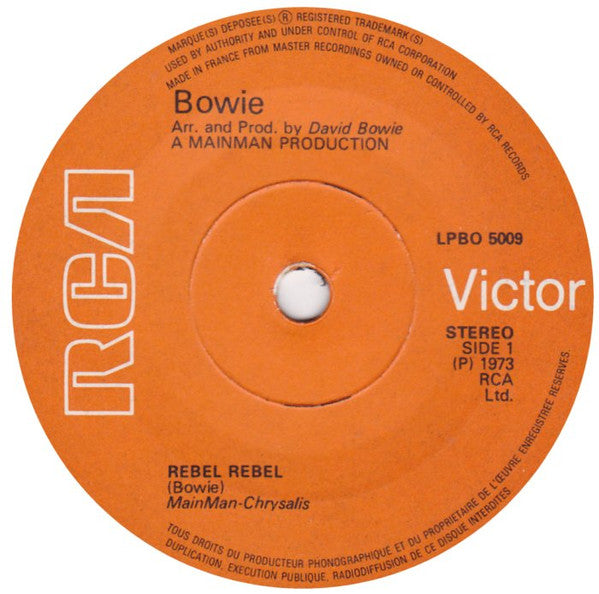 David Bowie : Rebel Rebel (7", Single, Fre)