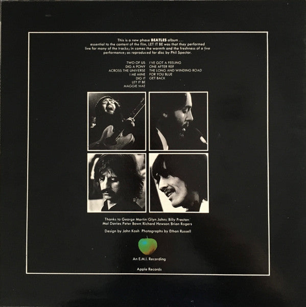 The Beatles : Let It Be (LP, Album, RE)