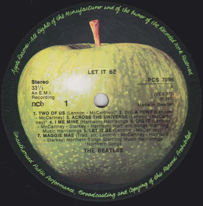 The Beatles : Let It Be (LP, Album, RE)