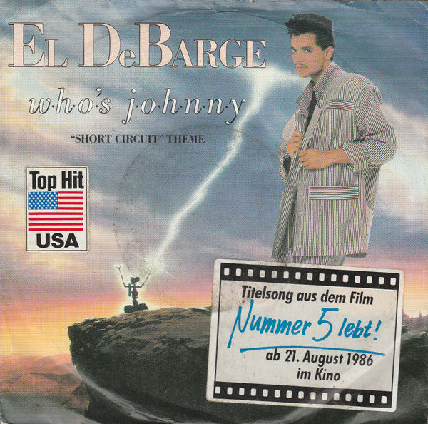 El DeBarge : Who's Johnny ("Short Circuit" Theme) (7", Single)