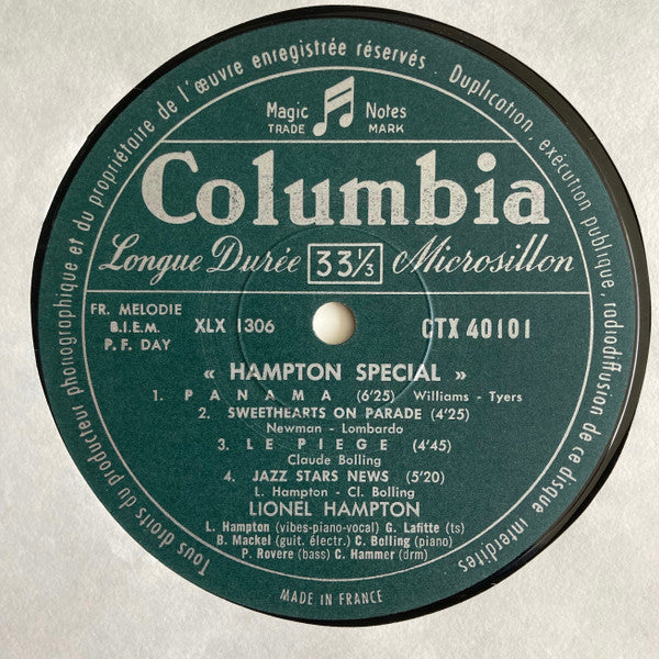 Lionel Hampton : Hampton Special (LP, Comp)