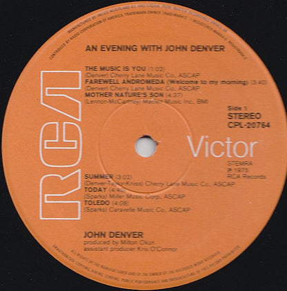 John Denver : An Evening With John Denver (2xLP, Album)