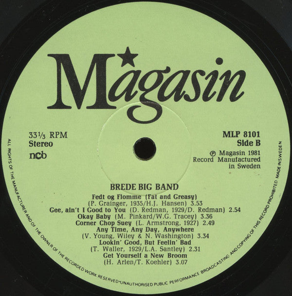 Brede Big Band : Brede Big Band (LP)