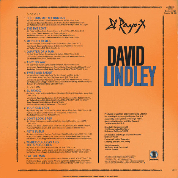 David Lindley : El Rayo-X (LP, Album)