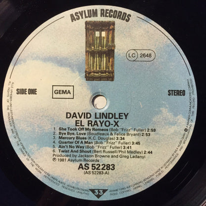 David Lindley : El Rayo-X (LP, Album)