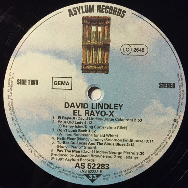 David Lindley : El Rayo-X (LP, Album)