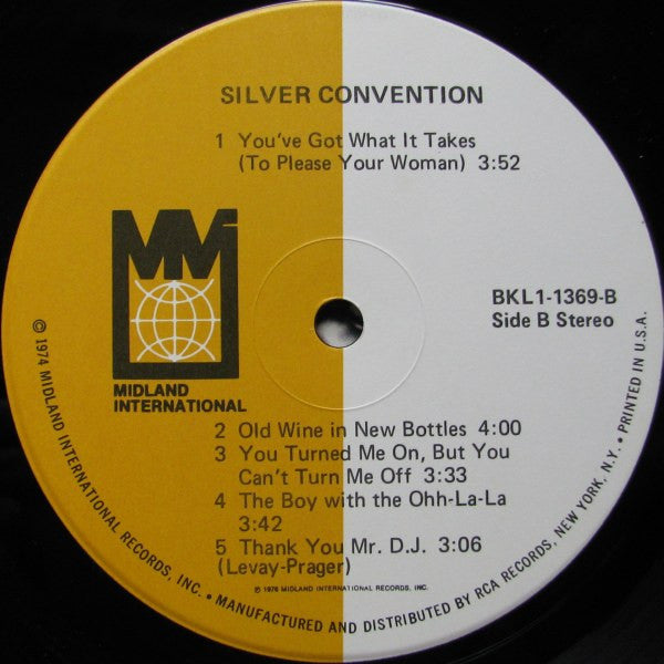 Silver Convention : Silver Convention (LP, Album)