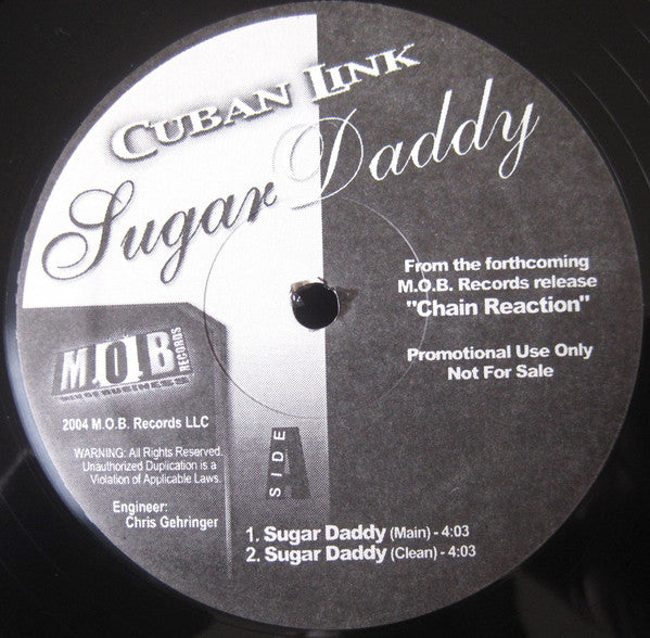 Cuban Link : Sugar Daddy (12", Single, Promo, Gen)