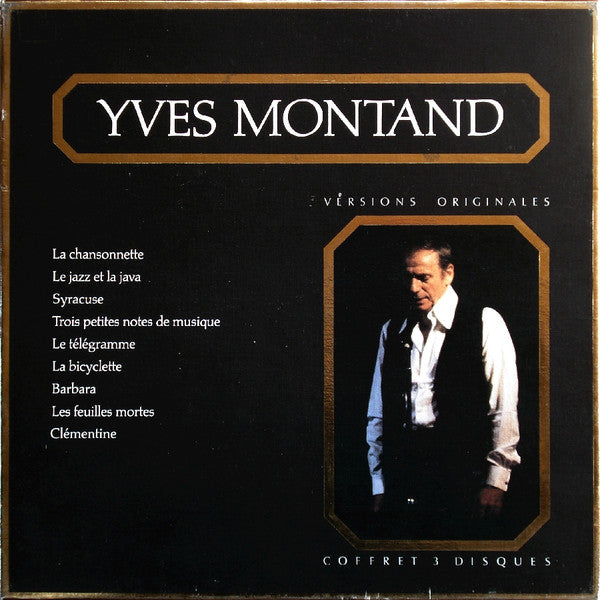 Yves Montand : Versions Originales (3xLP, Comp + Box)