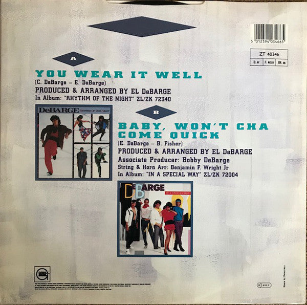 El DeBarge With DeBarge : You Wear It Well (12")