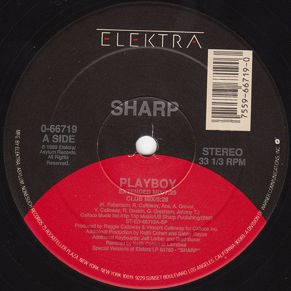 Sharp (3) : Playboy (12", Single)