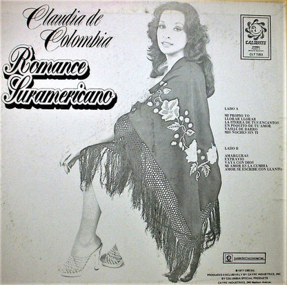 Claudia de Colombia : Romance Suramericano (LP, Album)