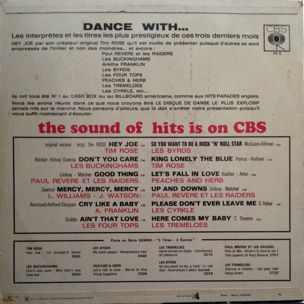 Various : The Sound Of Hits Is On CBS / Dance With (LP, Comp)