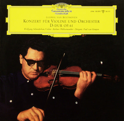 Ludwig van Beethoven, Wolfgang Schneiderhan ∙ Berliner Philharmoniker ∙ Paul van Kempen : Konzert Für Violine Und Orchester D-dur Op. 61 (LP, Mono, RE)