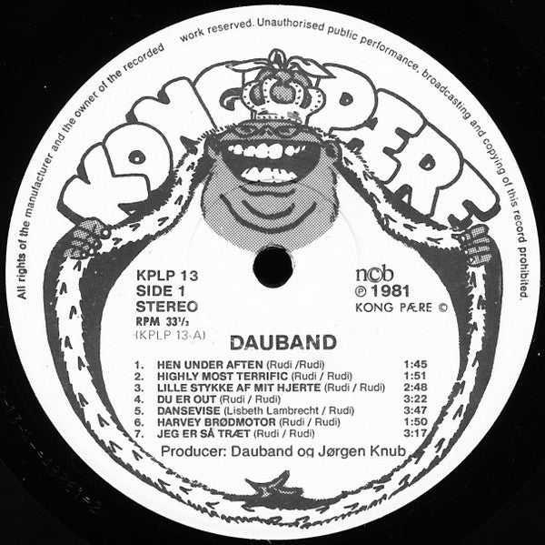 Rudi Albertsen, Flemming Nørgaard, Niels Ringling, Dauband : Rudi... Rudi... (LP, Album)